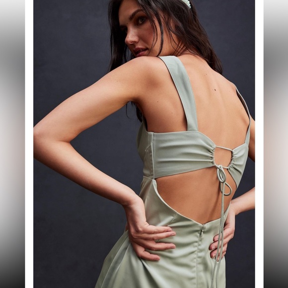 Free People Gia Maxi Dress Coastal Blue 2 - Picture 5 of 11